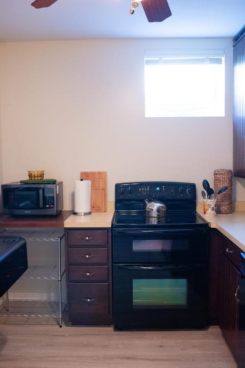 Kitchen or kitchenette, oven, pet friendly, stove