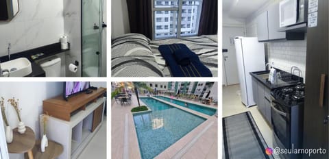 Seu lar no Porto, 2Qts sendo uma suíte, com vaga de garagem,10min do Aeroporto SDU Apartment in Rio de Janeiro