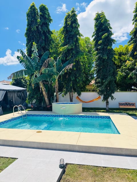 Garden, Swimming pool, sunbed