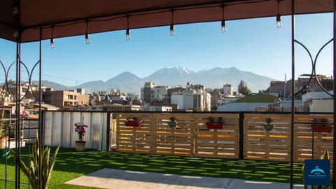 Day, Natural landscape, Balcony/Terrace, City view, Mountain view
