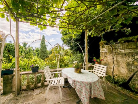Spring, Natural landscape, Garden, Dining area, Garden view