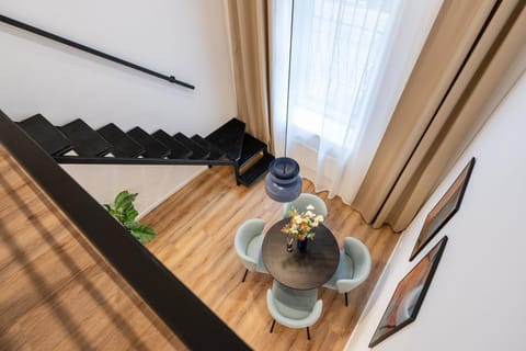 View (from property/room), Living room, Decorative detail, Seating area, Dining area