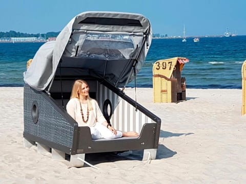 Schlafstrandkorb Nord -Höhe Jungfernstieg Luxury tent in Eckernförde