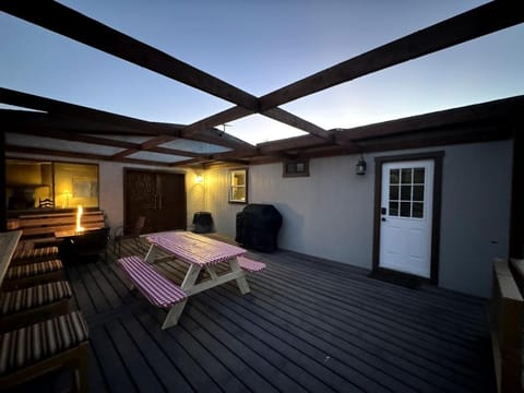 Property building, Patio, Seating area