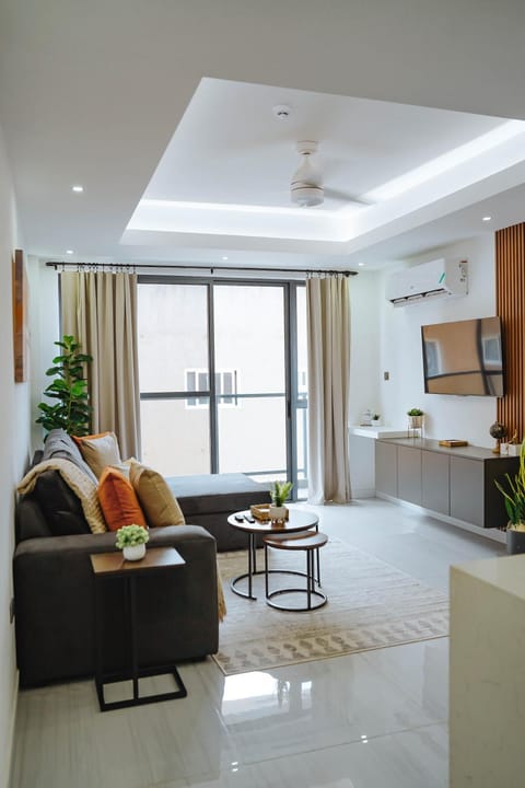 Living room, air conditioner