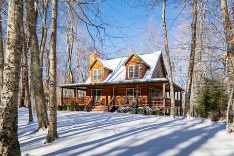 Log Cabin, Ample Parking, AC, Deck, Fireplace Cabin in Beech Mountain