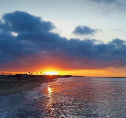 Nearby landmark, Natural landscape, Beach, Sea view, Sunset