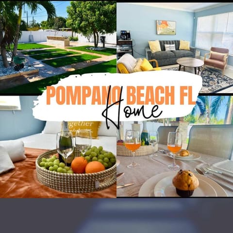 Private Furnished 3BR Near Beach Large Yard House in Deerfield Beach