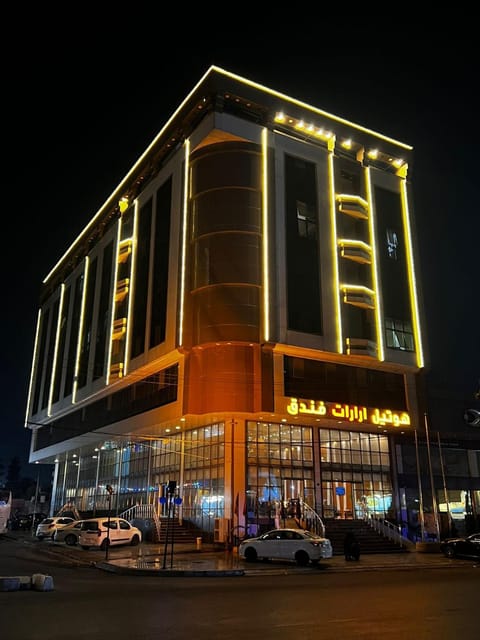 Property building, Night, City view, Location, Parking
