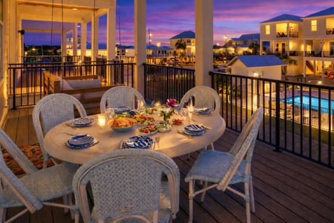 Patio, Pool view