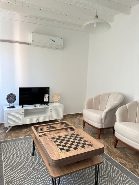Seating area, air conditioner