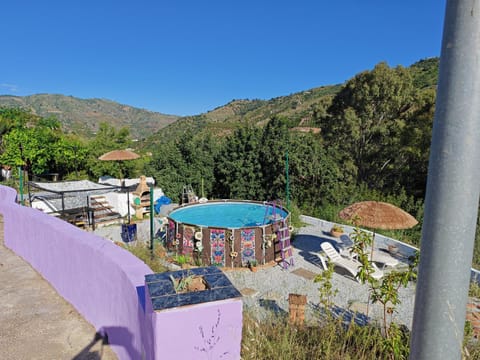 Natural landscape, Mountain view, Pool view, Swimming pool, sunbed