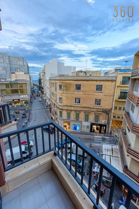 Sliema 1BR Gem, Prime Location & Balcony Views by 360 Estates Apartment in Sliema