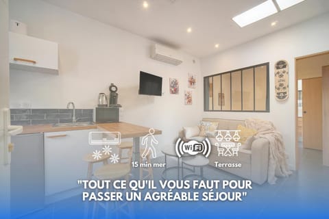 VCA House -5 appartements - 15Min Mer- Wifi-Clim Apartment in Cannes