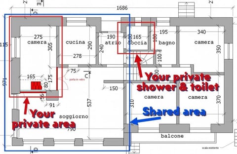 Casa celeste, stanza in appartamento condiviso Vacation rental in Locarno