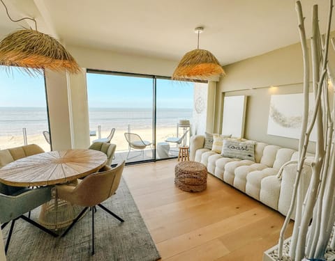 View (from property/room), Living room, Photo of the whole room, Beach, Sea view