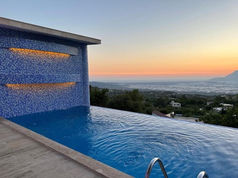 Natural landscape, Pool view, Swimming pool, Sunrise, Sunset