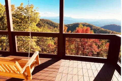 Natural landscape, View (from property/room), Balcony/Terrace, Mountain view