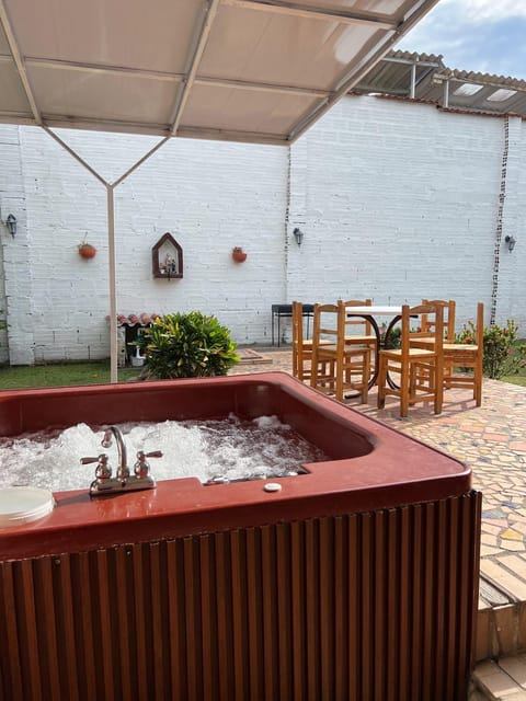 Patio, Day, Natural landscape, Hot Tub