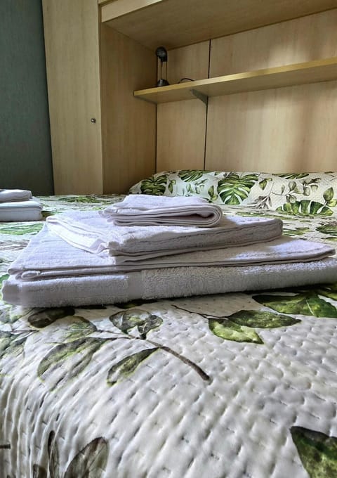 Photo of the whole room, Bedroom, towels