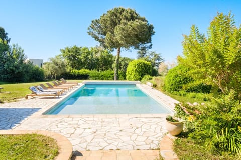 Property building, Living room, Swimming pool