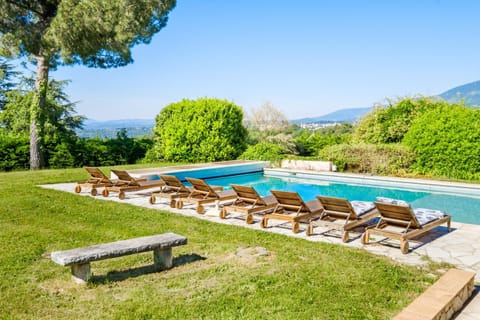 Property building, Living room, Swimming pool