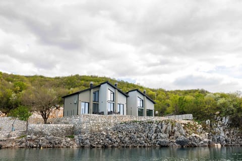Property building, Natural landscape, Lake view
