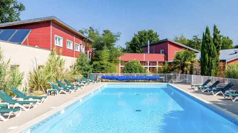 Property building, Living room, Swimming pool