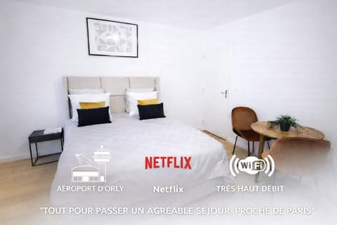 Le Repos Urbain-Grand T3 Cosy à 10 min de Paris & CDG Apartment in Saint-Denis, France