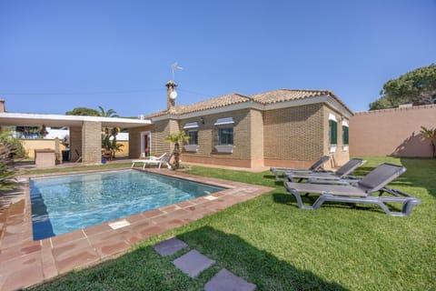 Property building, Living room, Swimming pool
