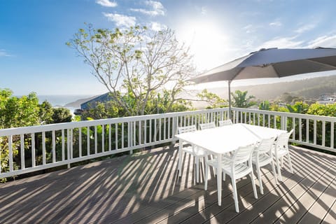 Patio, Spring, Day, Natural landscape, View (from property/room), Balcony/Terrace, Dining area, Mountain view, Sea view
