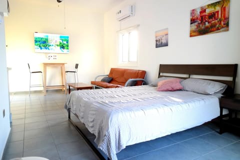 Bed, Photo of the whole room, Bedroom, air conditioner
