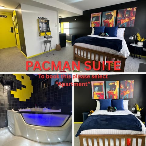 The Board Games Apartments - Brought to you by Coastline Retreats - Themed town centre apartments ALL WITH LUXURY 2 PERSON JACUZZI BATHS - 5 mins walk to the beach, Netflix, Superfast Wifi Apartment in Bournemouth