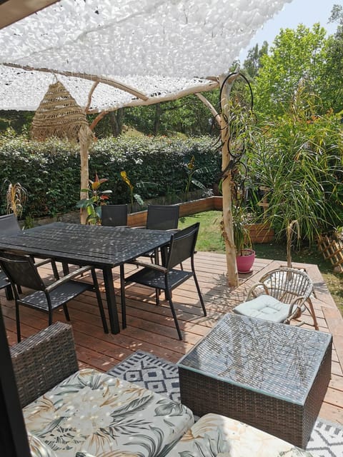 Patio, Balcony/Terrace, Garden view