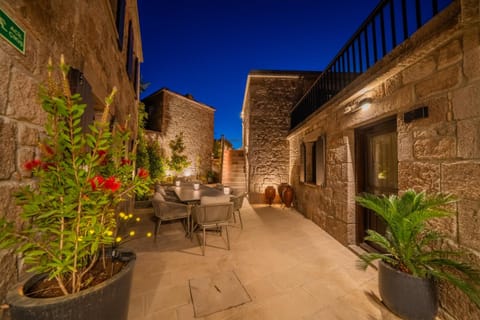 Patio, Night, Balcony/Terrace, Seating area