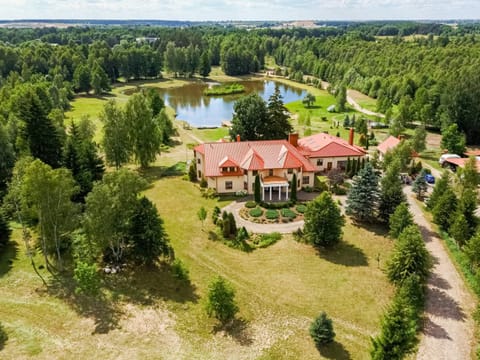 Property building, Spring, Natural landscape, Bird's eye view, Garden, Garden view