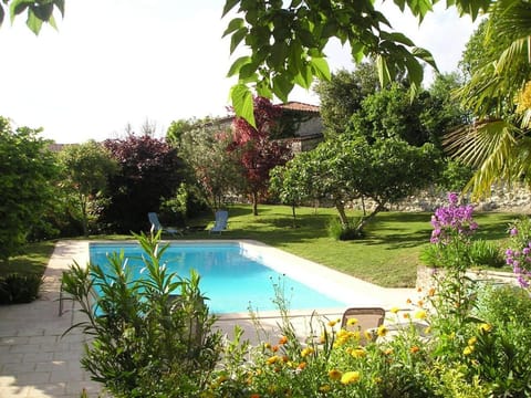 Natural landscape, Garden, Garden view, Swimming pool