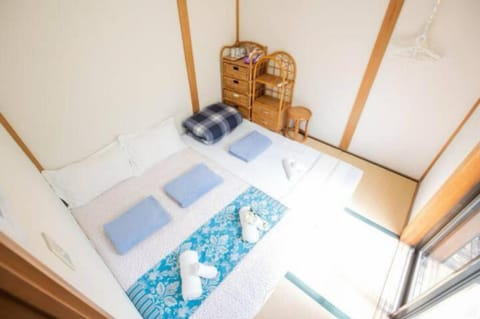 Bed, Photo of the whole room, Bedroom, towels, wardrobe