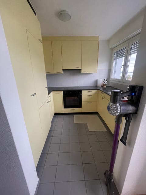 Kitchen or kitchenette, oven, stove