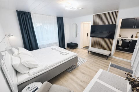 Bed, TV and multimedia, Photo of the whole room