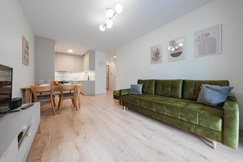 Hello Apartments Sea Salt Gdansk z ogrodkiem i prywatnym miejscem postojowym Apartment in Gdansk