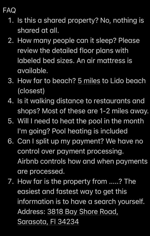 Fruit and Botanical Garden Estate 2 miles to downtown EV VR24-00151 House in Sarasota