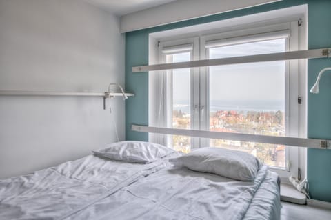 Bed, Bedroom, Sea view