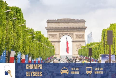 2 minutes from La Défense - Ideal for 6 Guests Apartment in Puteaux