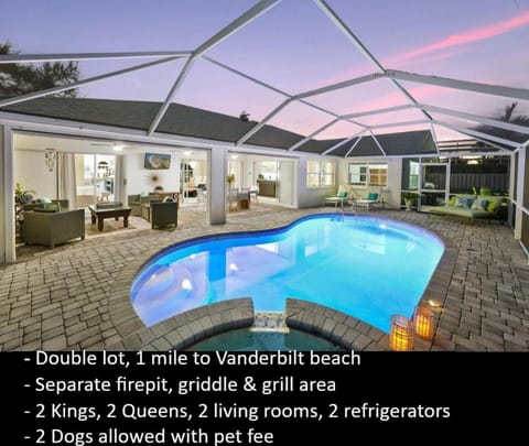 Patio, Text overlay, Pool view, Swimming pool, sunbed