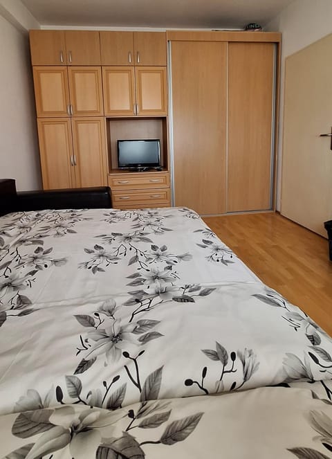 Bed, Day, Activities, TV and multimedia, View (from property/room), View (from property/room), Kitchen or kitchenette, Photo of the whole room, Decorative detail, Bedroom, Area and facilities, Time of day, Family, internet, internet, wardrobe