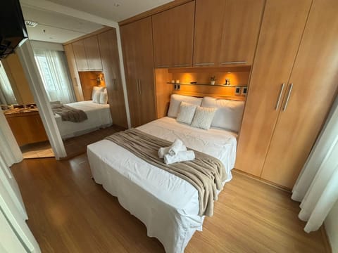 Bed, Photo of the whole room, Bedroom, towels, wardrobe
