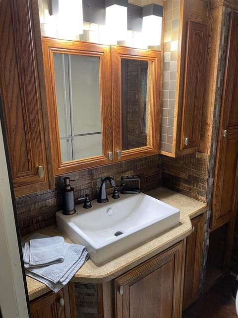 Homey Villa with Loft in Bloomington Campground/ 
RV Resort in Indiana