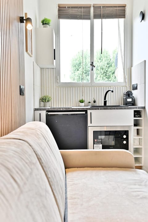 Kitchen or kitchenette, Living room