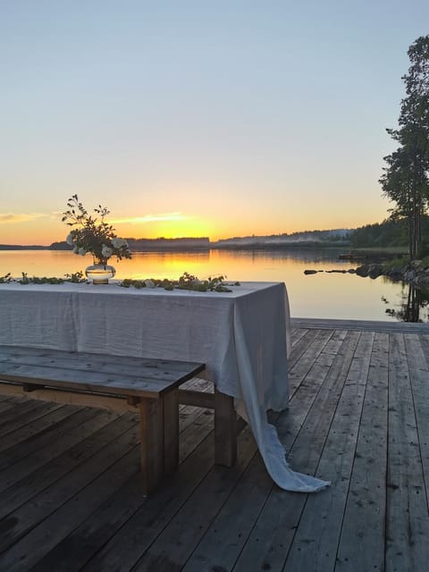Natural landscape, Lake view, Sunset